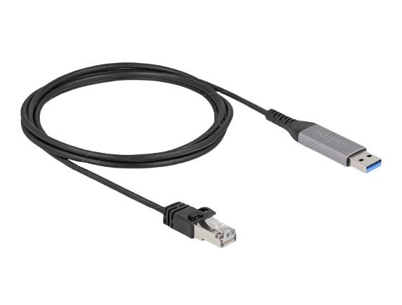 Delock USB LAN Kabel Typ-A> RJ45 Gigabit Ethernet - Kabel - Digital/Daten, Ansicht 2