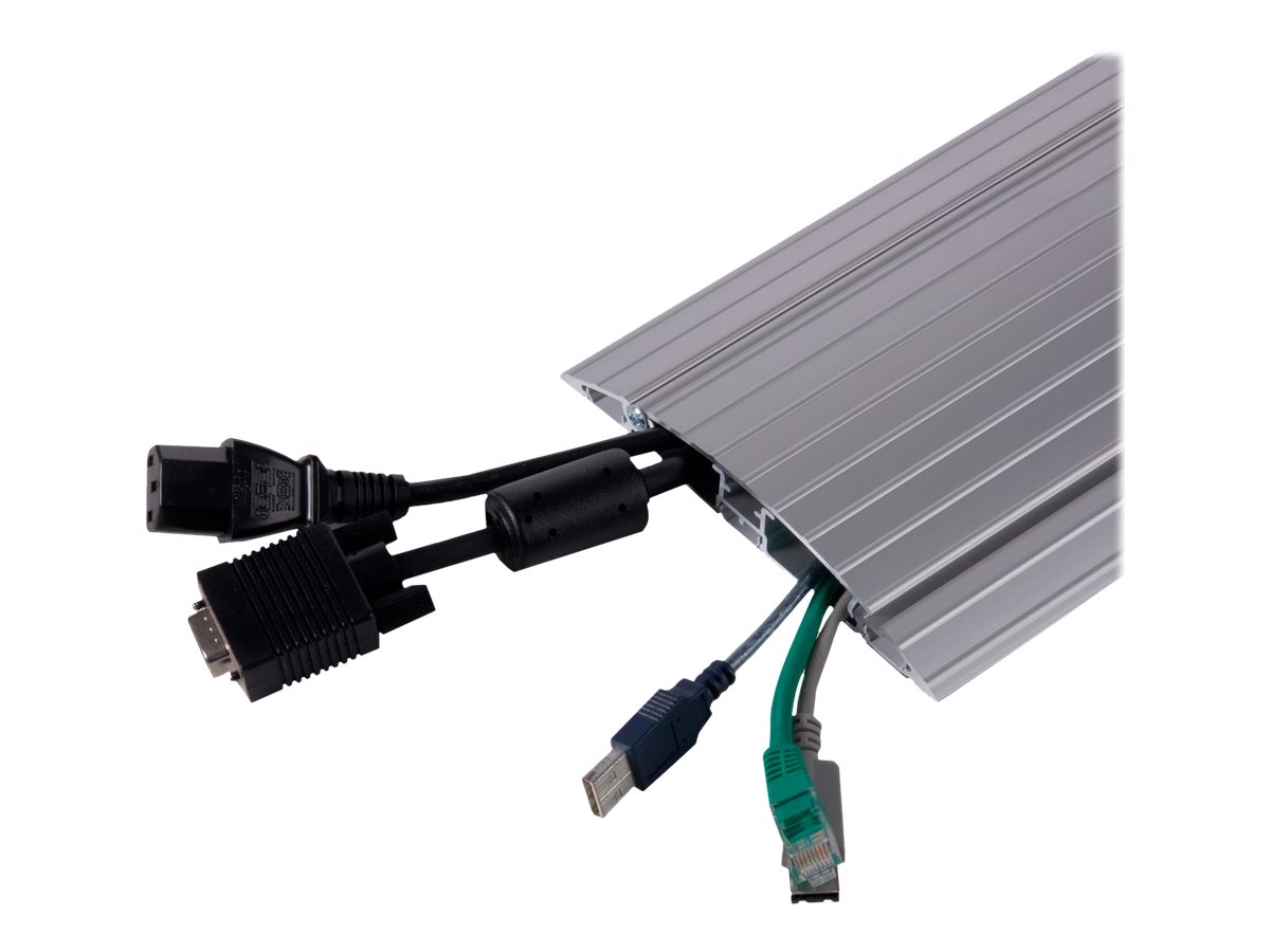 Dataflex Addit straight 402 - Kabelschutz - Boden montierbar - 14.5 cm x 180 cm x 2 cm, Ansicht 3