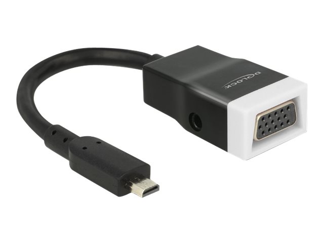 Delock Adapter HDMI-micro D male > VGA female with Audio