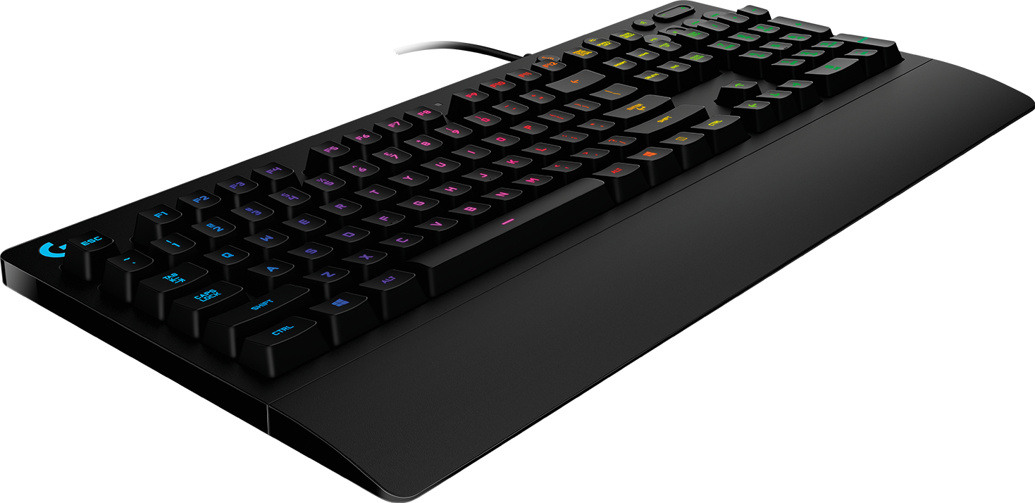 Logitech G G213 Prodigy - Volle Größe (100%) - USB - Mechanischer Switch - RGB-LED - Schwarz - TL: Portugiesisch, QWERTY, Ansicht 4
