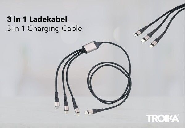 Troika Schnellladekabel DREIZACK PRO - Schnellladegerät - Nickel-Metallhydrid (NiMH), Ansicht 2