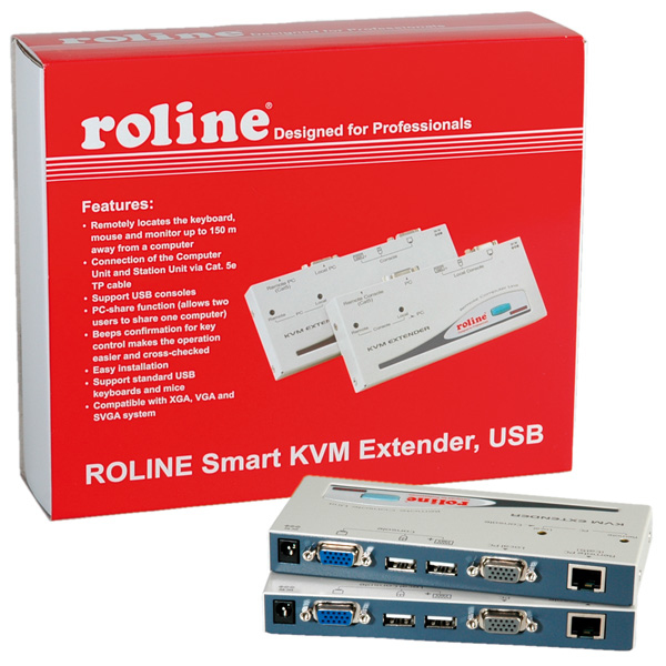 ROLINE Smart - KVM-Extender - bis zu 150 m, Ansicht 3