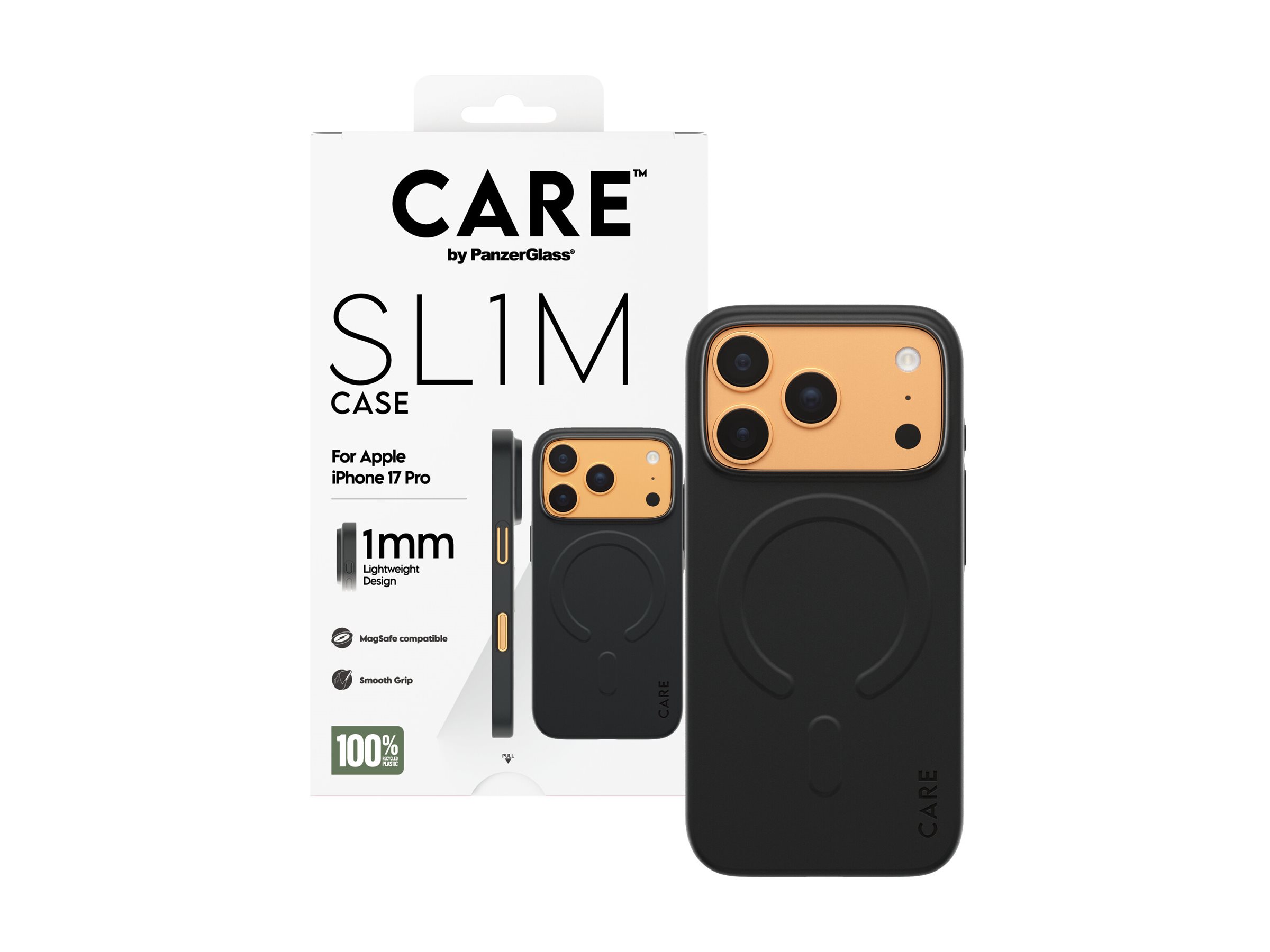 PanzerGlass CARE by SL1M Case Black iPhone 17 Pro, Ansicht 2