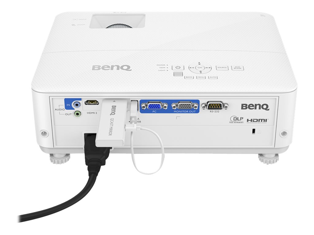 BenQ MU613 - DLP-Projektor - tragbar - 3D - 4000 ANSI-Lumen - WUXGA (1920 x 1200)