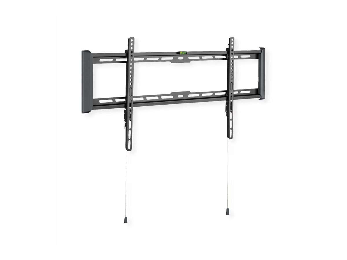 VALUE Befestigungskit (Wandmontage) - fest - für LCD TV - 27 mm Wandabstand, < 75 kg, VESA 800 x 400 - Metall - Schwarz - Bildschirmgröße: 109-229 cm (43"-90")