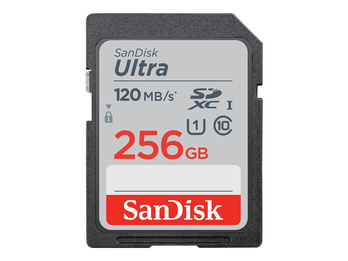 SanDisk Ultra - Flash-Speicherkarte - 256 GB - UHS-I U1 / Class10 - SDXC UHS-I