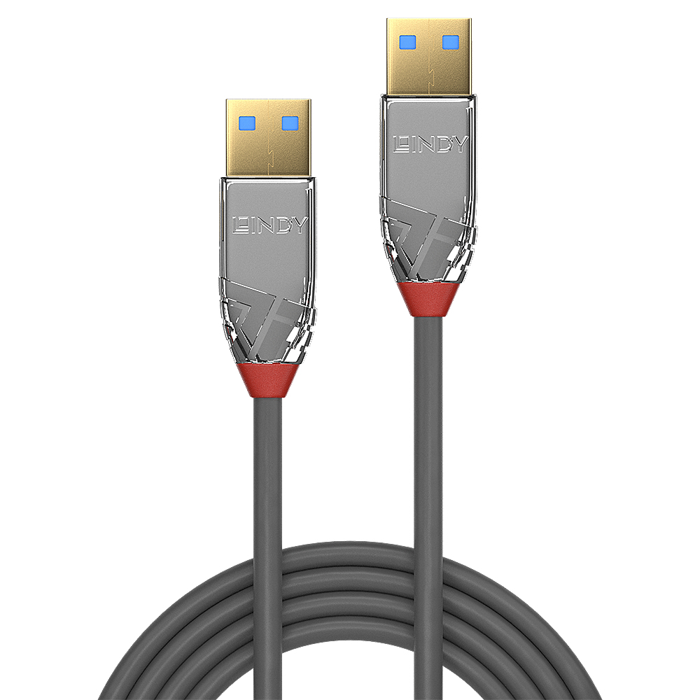 Lindy CROMO - USB-Kabel - USB Typ A (M) bis USB Typ A (M) - USB 3.2 Gen 2 (10 Gbit/s), Ansicht 4