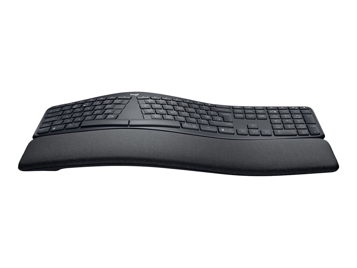 Logitech ERGO K860 - Tastatur - kabellos - 2.4 GHz Bluetooth 5.0