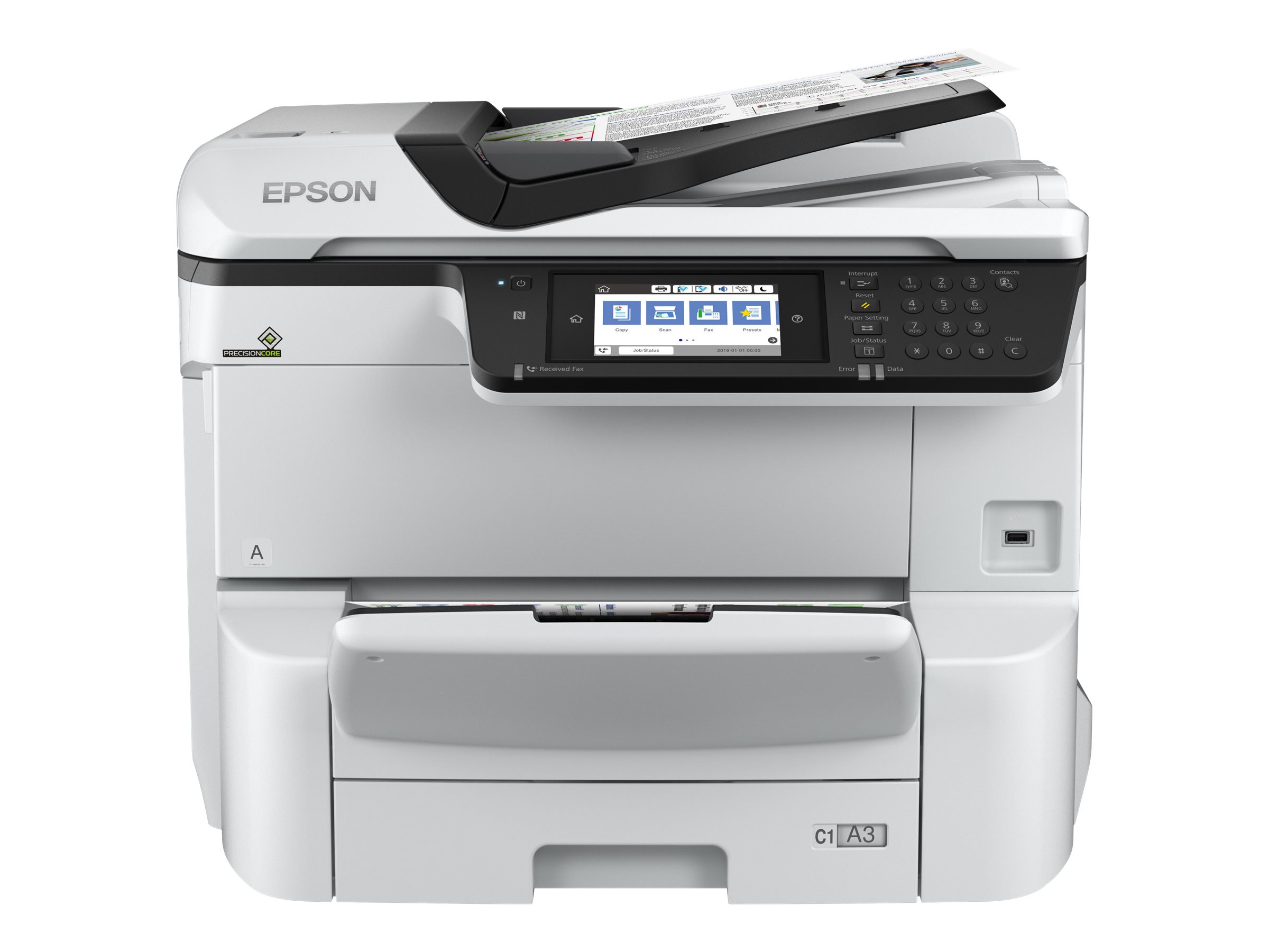 Epson WorkForce Pro WF-C8690DWF - Multifunktionsdrucker - Farbe - Tintenstrahl - A3 (Medien)