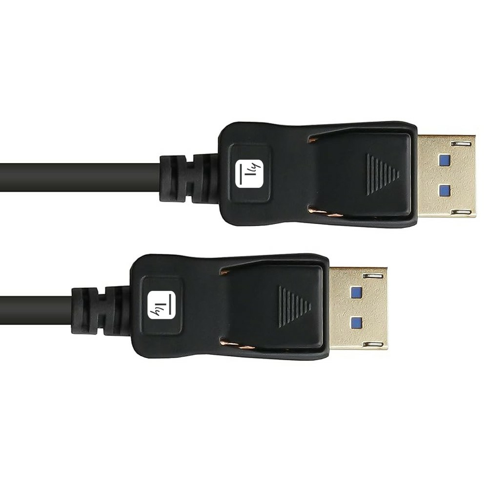 Techly Displayport 2.1 Audio/Video Kabel 4k 2m schwarz - Kabel - Audio/Multimedia, Ansicht 3
