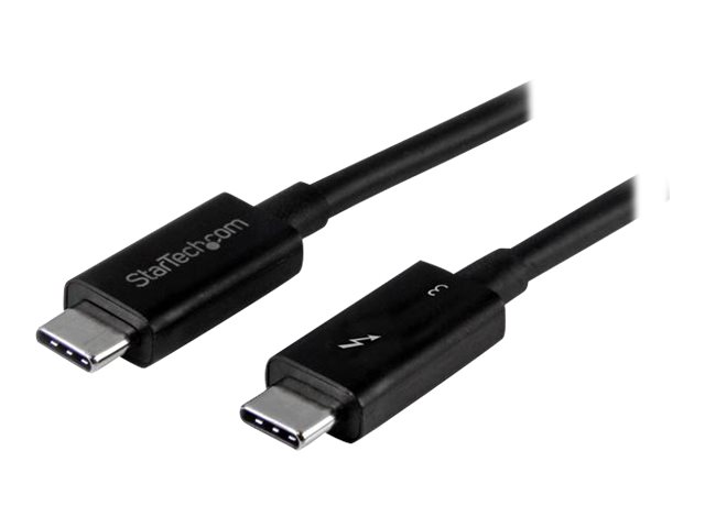 StarTech.com StarTech 50cm (1.6ft) Thunderbolt 3 Cable, 40Gbps, 100W PD, 4K/5K Video, Thunderbolt-Certified, Compatible w/ TB4/USB 3.2/DisplayPort - Thunderbolt-Kabel - USB-C (M)