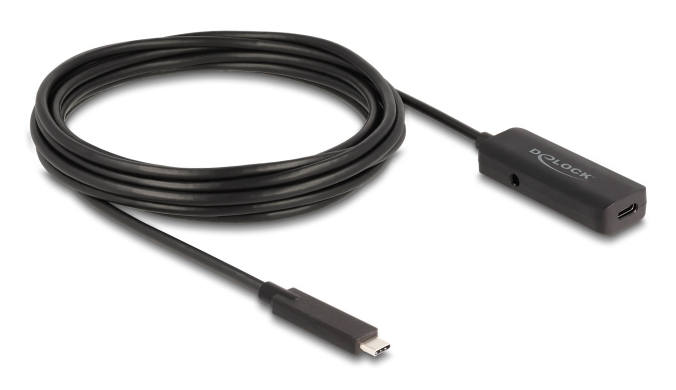 Delock Aktives USB 10 Gbps Verlängerungskabel Type-C 5 m - Digital/Daten - Strom/Netzteil, Ansicht 3