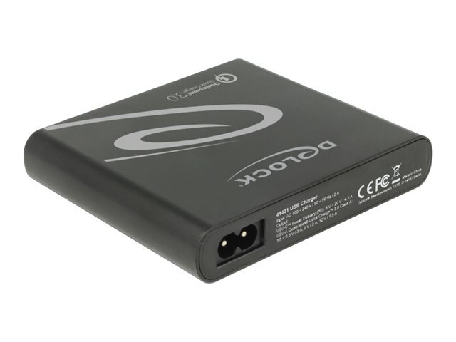 Delock Netzteil extern USB Type-C" PD+ 3x A Quickcharge3.0 85W schwarz - PC-/Server Netzteil - USB (41431)