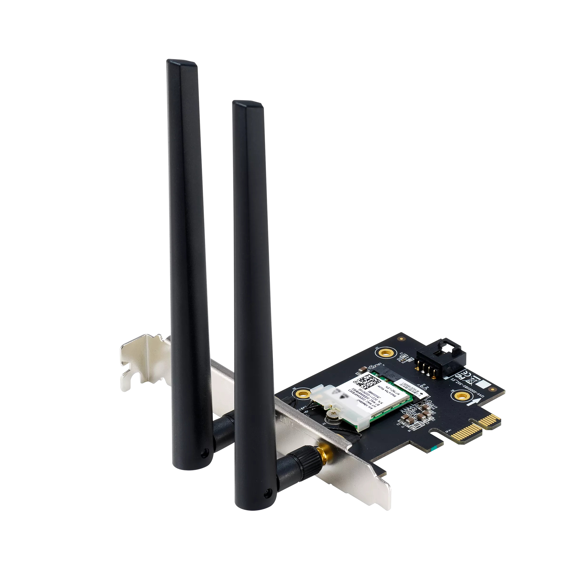 ASUS PCE-AXE5400, AXE5400, 2.4GHz/5GHz/6GHz WLAN, Bluetooth 5.2 LE, PCIe x1, Ansicht 4