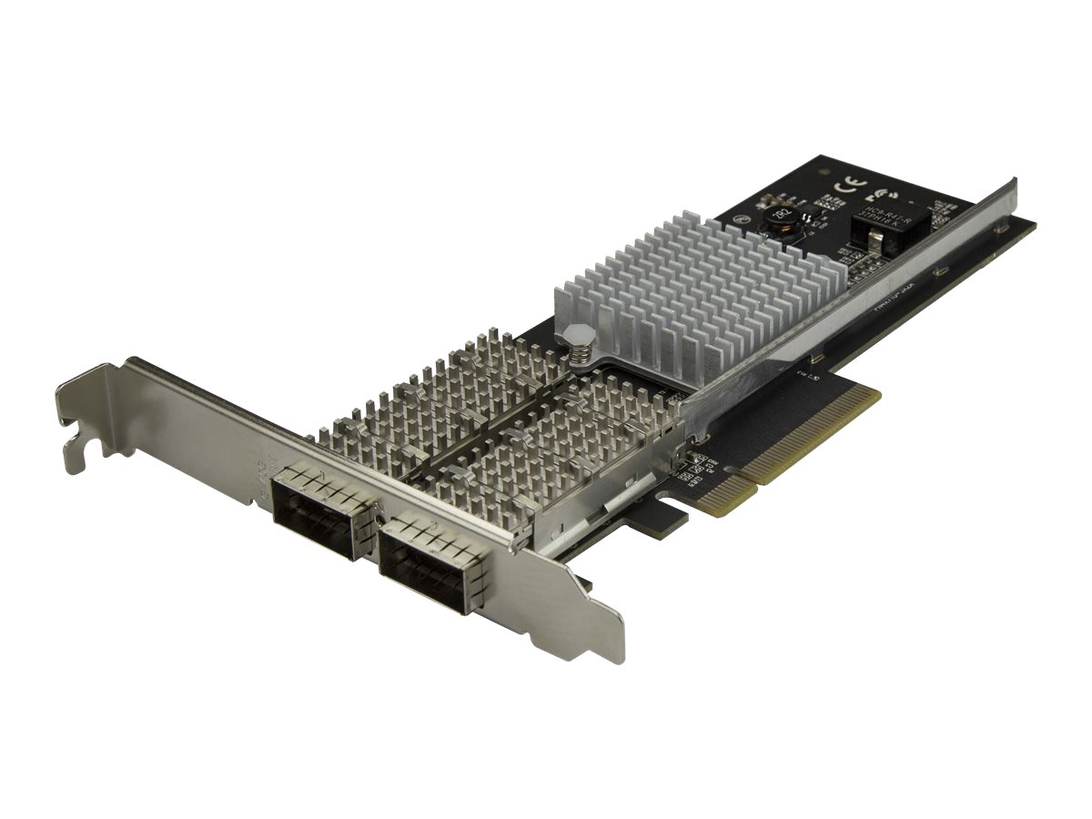StarTech.com Startech Dual Port 40G QSFP+ Netzwerkkarte - Intel XL710 Open QSFP+ Converged Adapter - PCIe 40 Gigabit Ethernet Server NIC - 40GbE LWL LAN Karte - Dell PowerEdge HPE ProLiant (PEX40GQSFDPI)