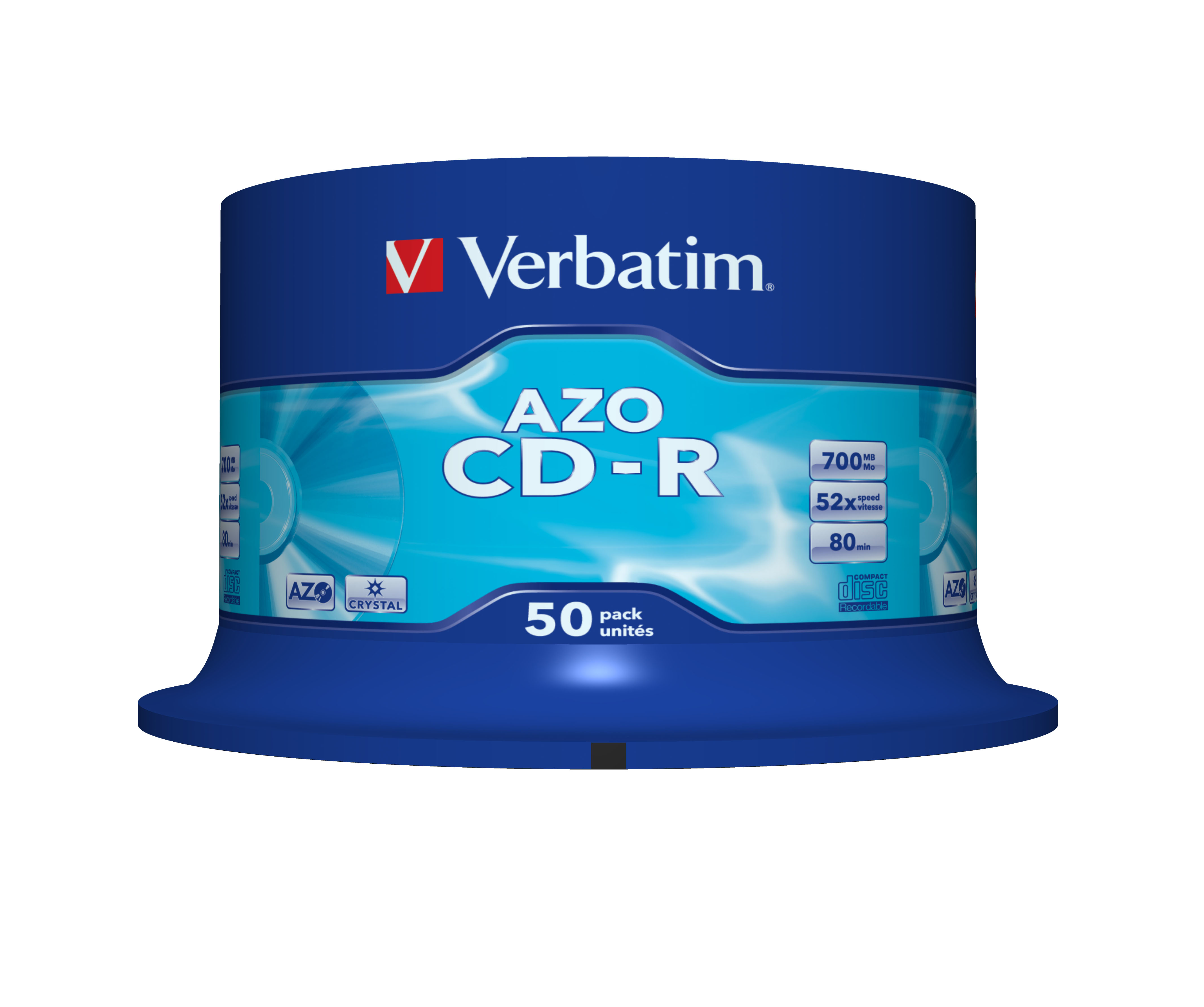 Verbatim DataLifePlus - 50 x CD-R - 700 MB 48x, Ansicht 2
