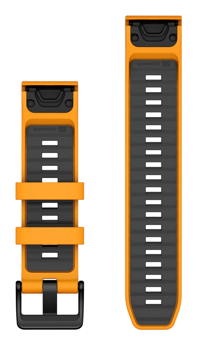 Garmin QuickFit-Armband Silikon Spark Orange/Graphit, Ansicht 2