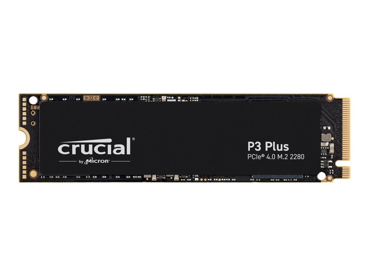 Crucial P3 Plus - SSD - 4 TB - intern - M.2 2280 - PCIe 4.0 (NVMe)