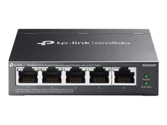TP-LINK Omada ES205GP V1 - Switch - managed - 4 x 101001000 (PoE+)