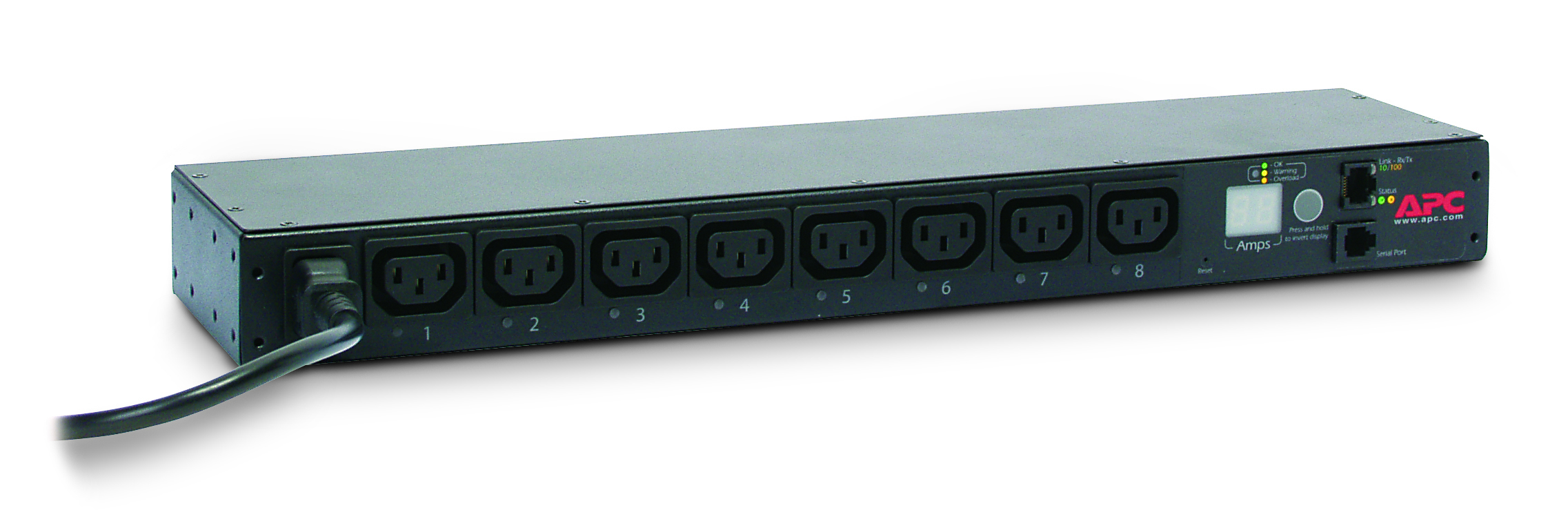 APC Switched Rack PDU AP7920B - Steckdosenleiste - Wechselstrom 200/208/230 V - 2300 VA - Ethernet, Ansicht 2