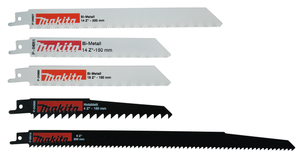 Makita Säbelsägeblätter-Set - für Holz, Baustahl, Ansicht 2