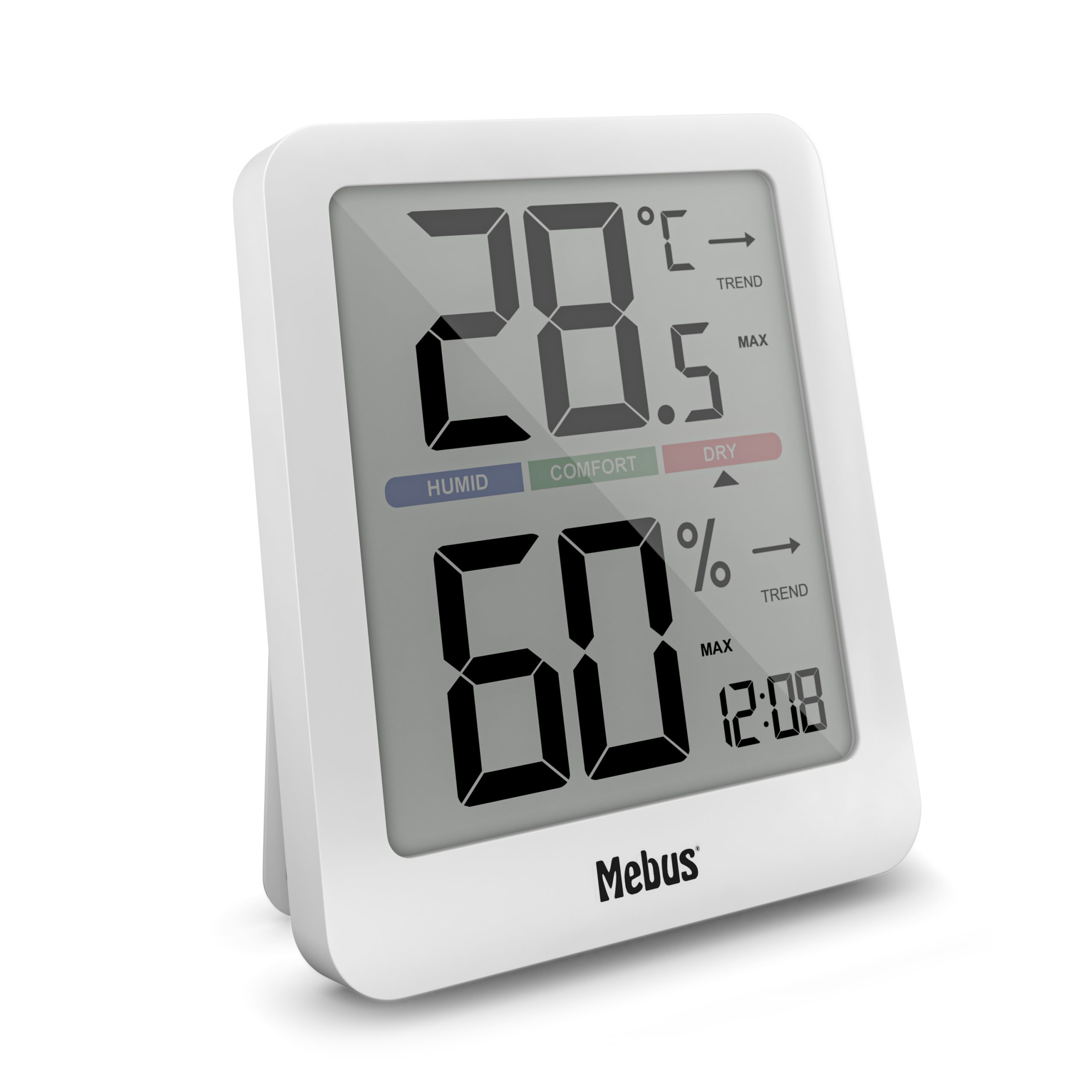 Mebus 40928 - Weiß - Innen-Hygrometer - Innen-Thermometer - Außen-Hygrometer - Außen-Thermometer, Ansicht 4