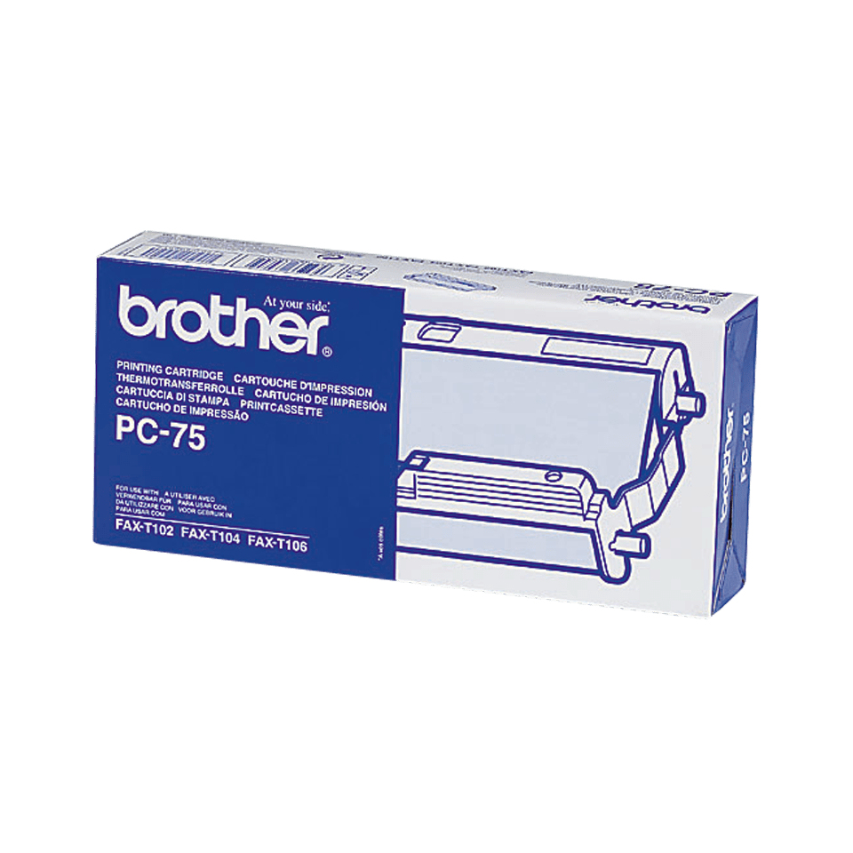 Brother PC75 - Schwarz - Farbbandkassette - für FAX-T102, Ansicht 4