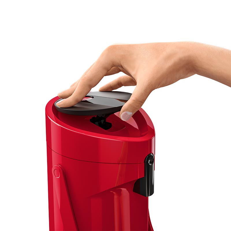 EMSA 515708 PONZA PUMP-ISOLIERKANNEN - Rot - 12 h - 24 h - China - 170 mm - 162 mm, Ansicht 2