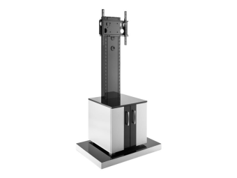 Hagor Info-Tower CL - Aufstellung - für Flachbildschirm - verriegelbar - Bildschirmgröße 81-140 cm (32-55)