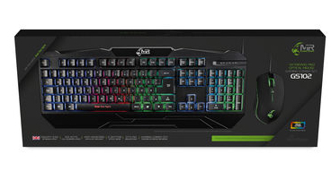 MEDIARANGE Gaming-Set Tastatur 104 Tast+ Maus 6-Tast - Tastatur - 2.400 dpi - TL: UK, QWERTY, Ansicht 2
