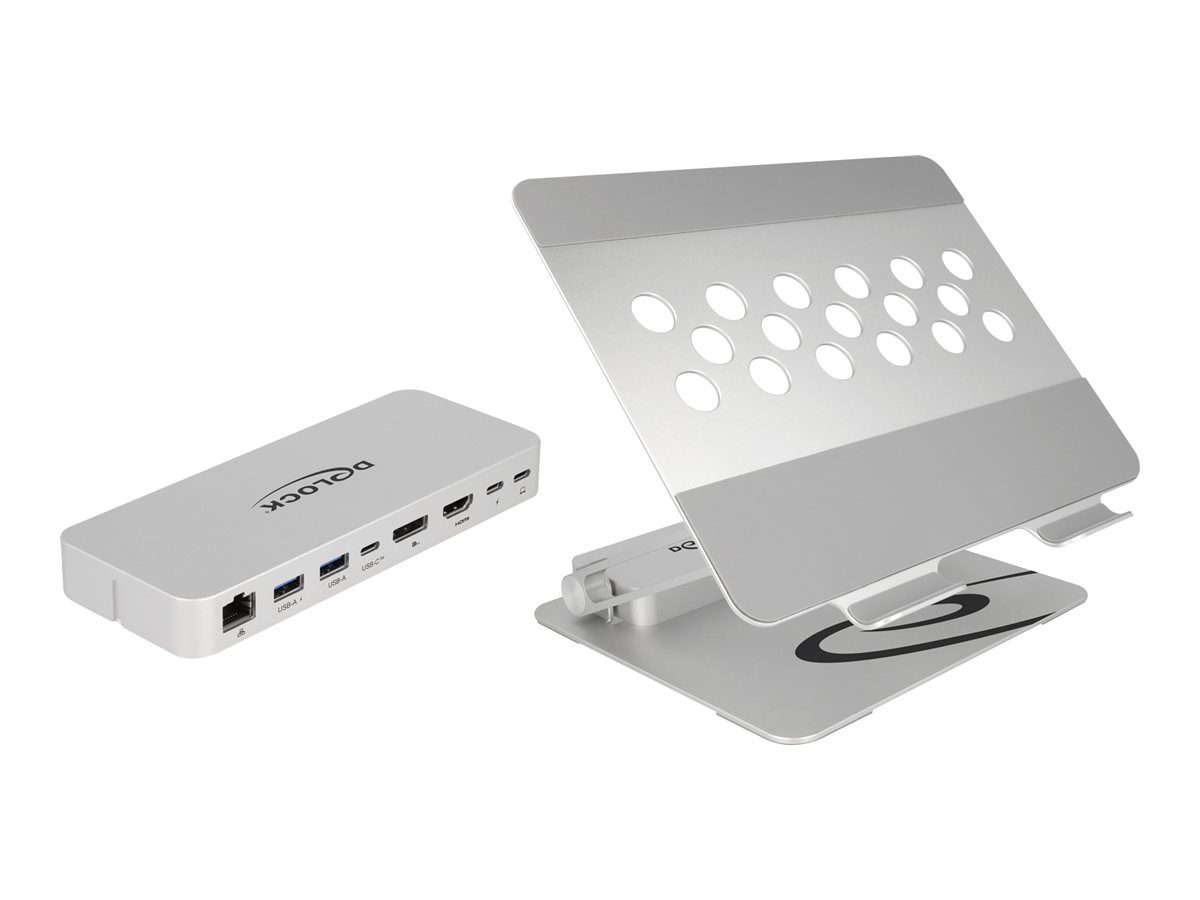 Delock Dockingstation + Notebook-Tablet-Ständer