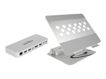 Delock Dockingstation + Notebook-Tablet-Ständer