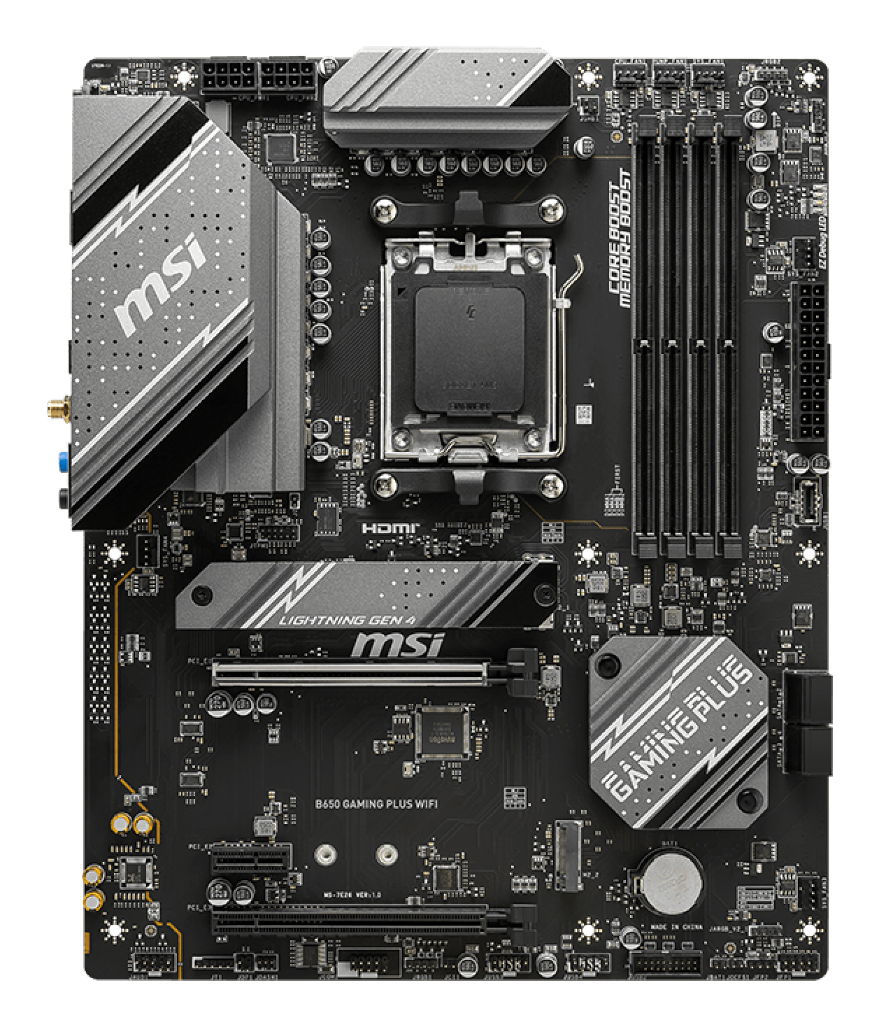 MSI B650 GAMING PLUS WIFI - Motherboard - ATX - Socket AM5 - AMD B650 Chipsatz, Ansicht 2
