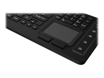 KeySonic KSK-6231INEL - Tastatur - mit Touchpad - TL: Französisch, AZERTY, Ansicht 2