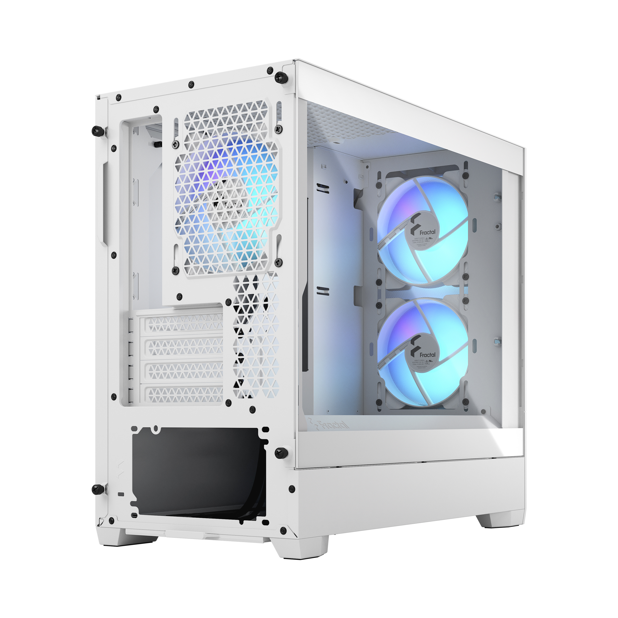Fractal Design Pop Mini Air - Mini Tower - PC - Weiß - micro ATX - Mini-ITX - Stahl - Gehärtetes Glas - Multi, Ansicht 4