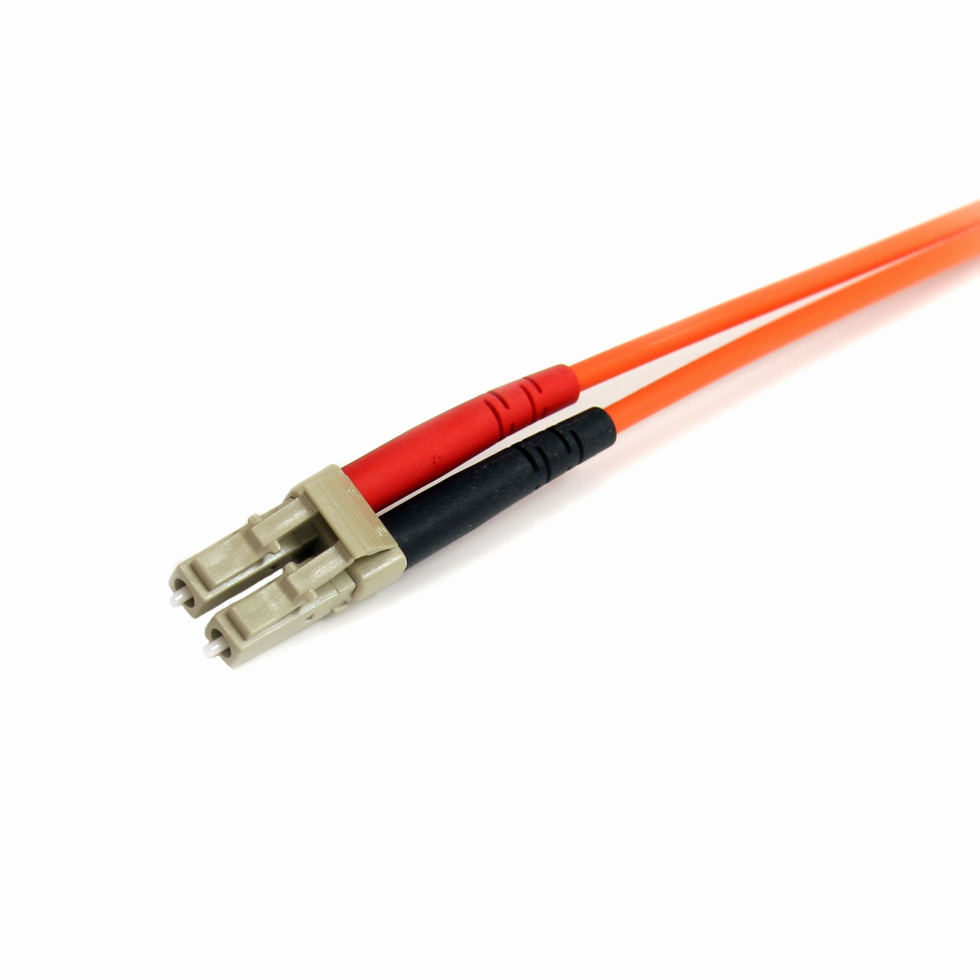 StarTech.com 3m Fiber Optic Cable - Multimode Duplex 62.5/125 - LSZH - OM1 - LC to ST Cat6 Patch Cable (FIBLCST3), Ansicht 2