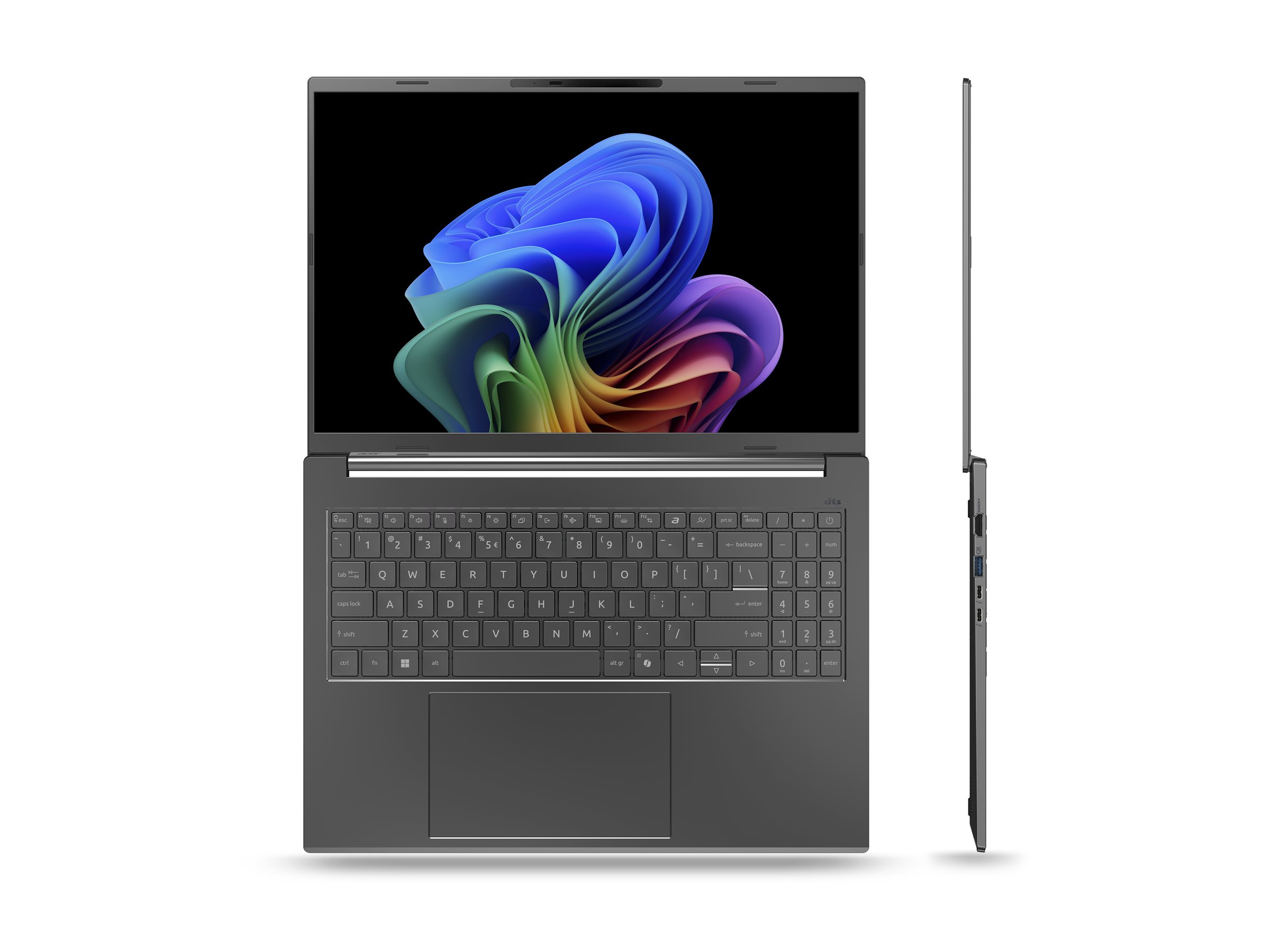 Acer Aspire 16 AI A16-52M - 180°-Scharnierdesign - Intel Core Ultra 7 258V / 2.2 GHz - Win 11 Home - Intel Arc Graphics 140V - 32 GB RAM - 1.024 TB SSD NVMe - 40.6 cm (16")
