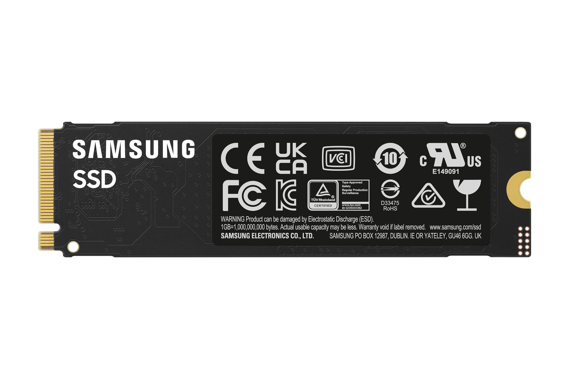 Samsung 990 EVO Plus MZ-V9S2T0 - SSD - verschlüsselt - 2 TB - intern - M.2 2280 - PCIe 5.0 x2 (NVMe), Ansicht 2