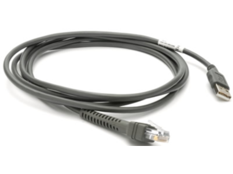 Zebra Motorola CBA-U01-S07ZAR - Grau - USB A - Gerade - Gerade - Männlich/Männlich - 2,1 m