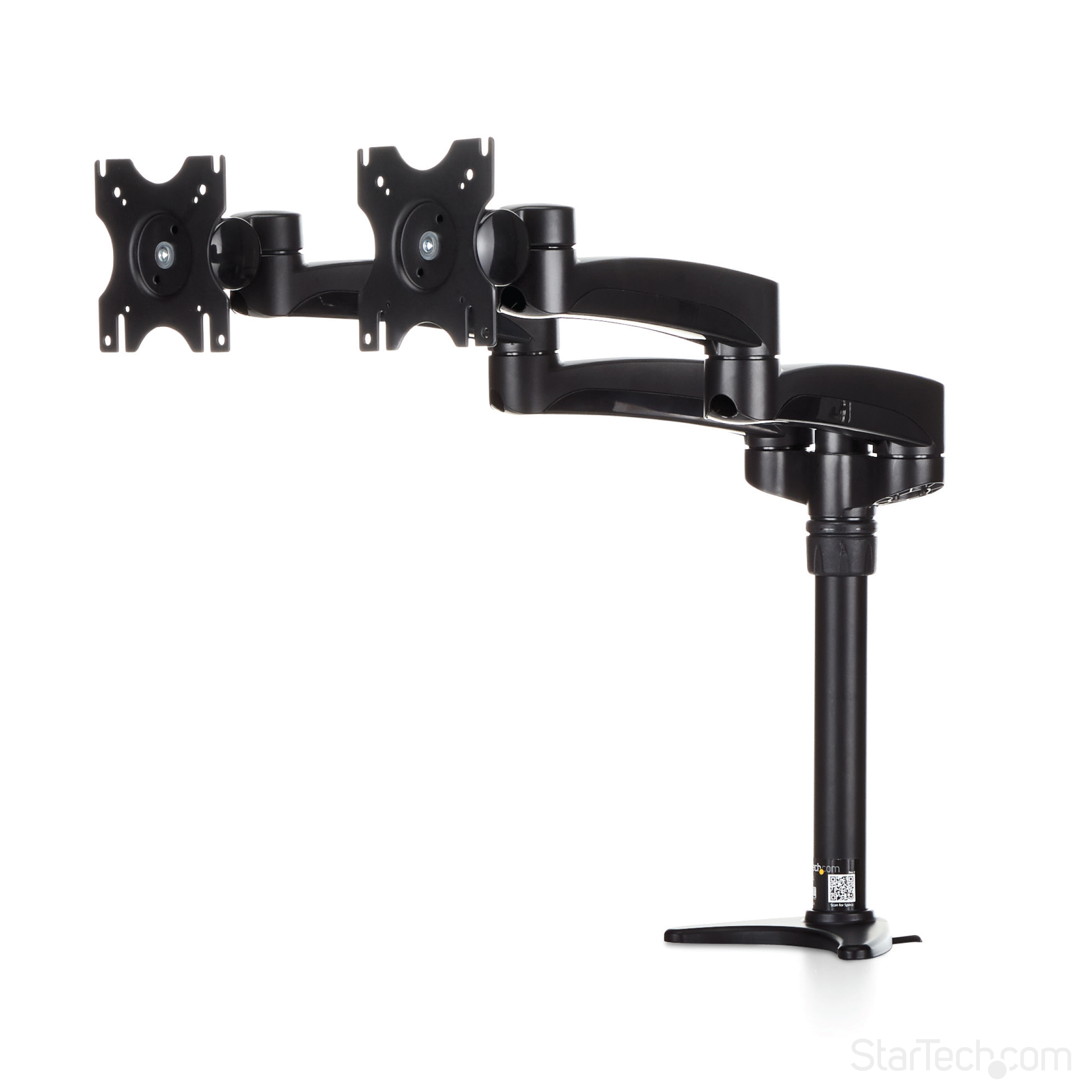 StarTech.com Dual Monitorhalterung mit verstellbaren Armen - Monitor Tischhalterung (12 bis 24), Ansicht 2