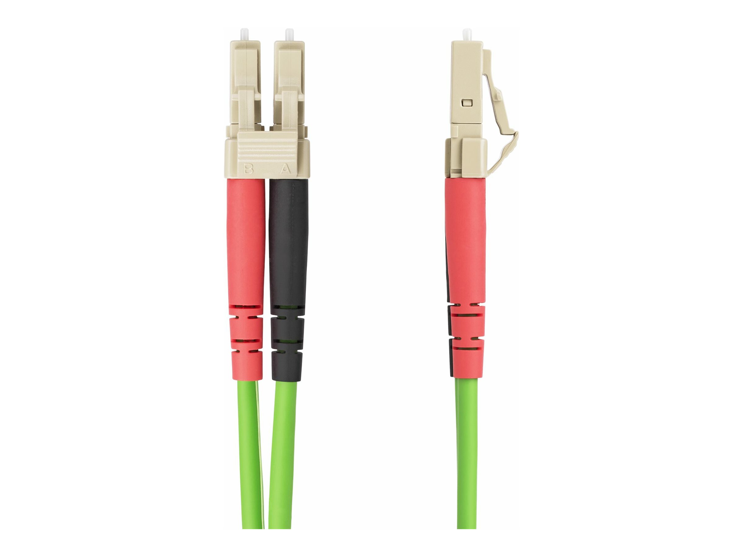 StarTech.com 15m (50ft) LC to LC (UPC) OM5 Multimode Fiber Optic Cable, 50/125µm Duplex LOMMF Zipcord, VCSEL, 40G/100G, Ansicht 3