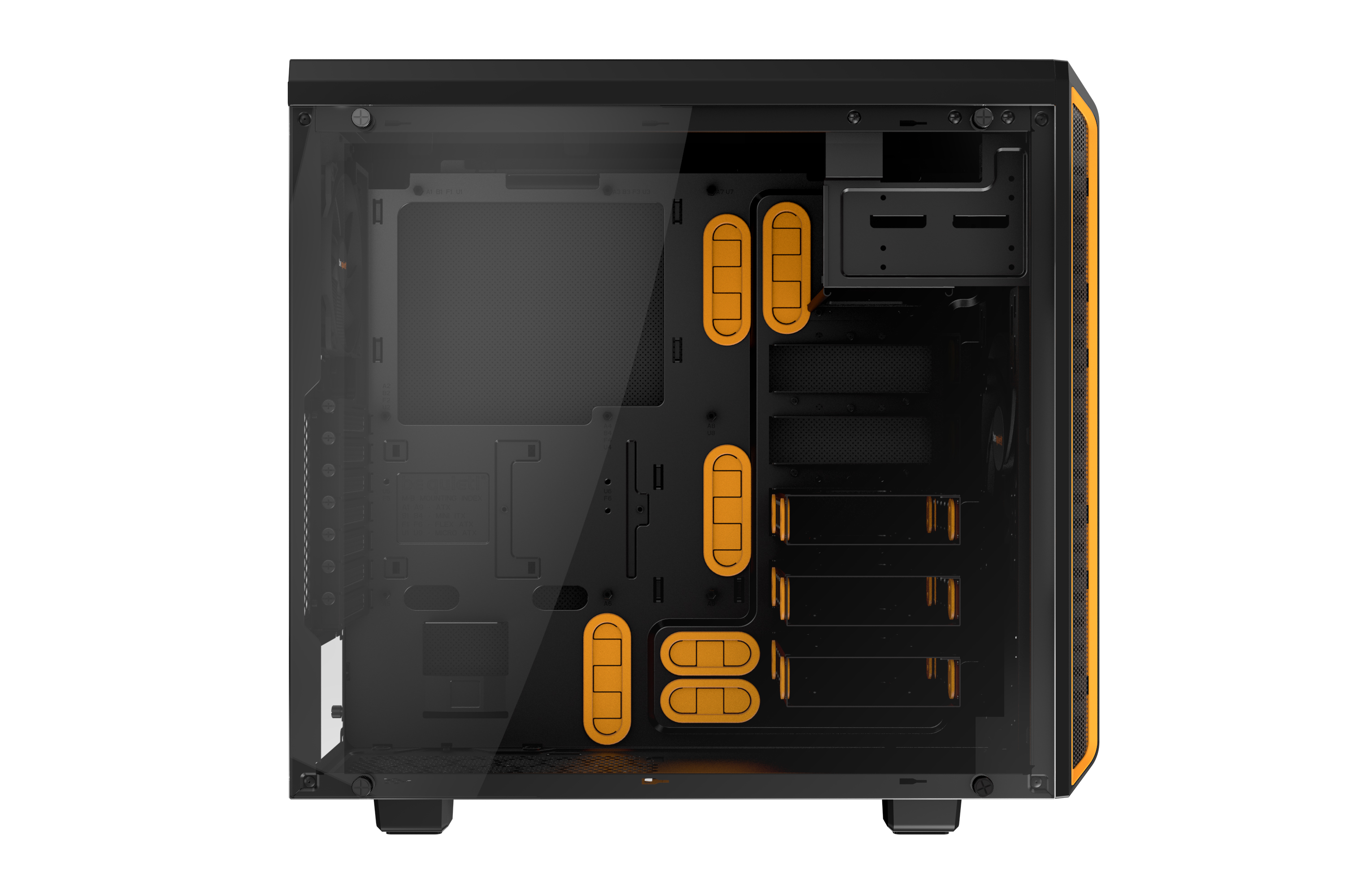 Be Quiet! System Schrankpaneel - Seite, Ansicht 2