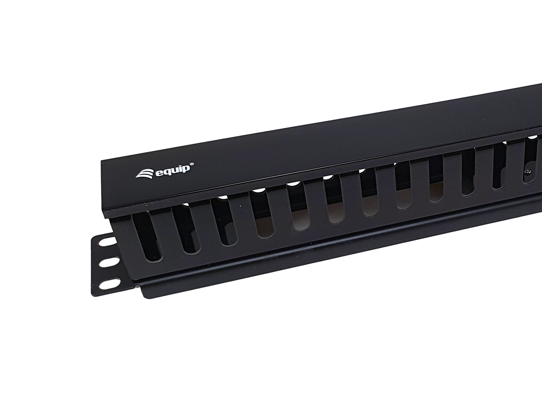 Equip 19 Rack Mount Kabelmanagement-Panel - Schwarz - Kabelmanagementtafel - Schwarz - 1U - China - 482,6 mm - 44,5 mm, Ansicht 4