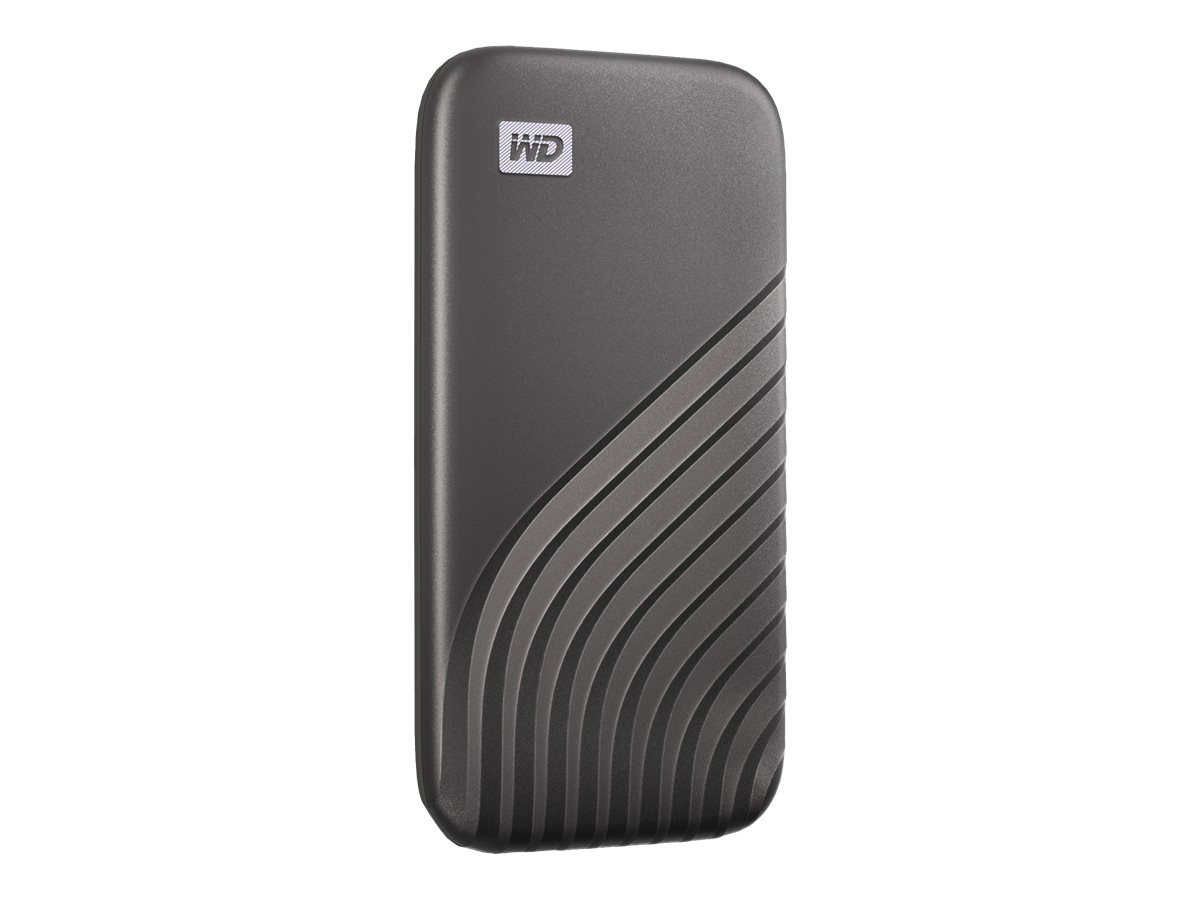 WD My Passport SSD WDBAGF5000AGY - SSD - verschlüsselt - 500 GB - extern (tragbar), Ansicht 3