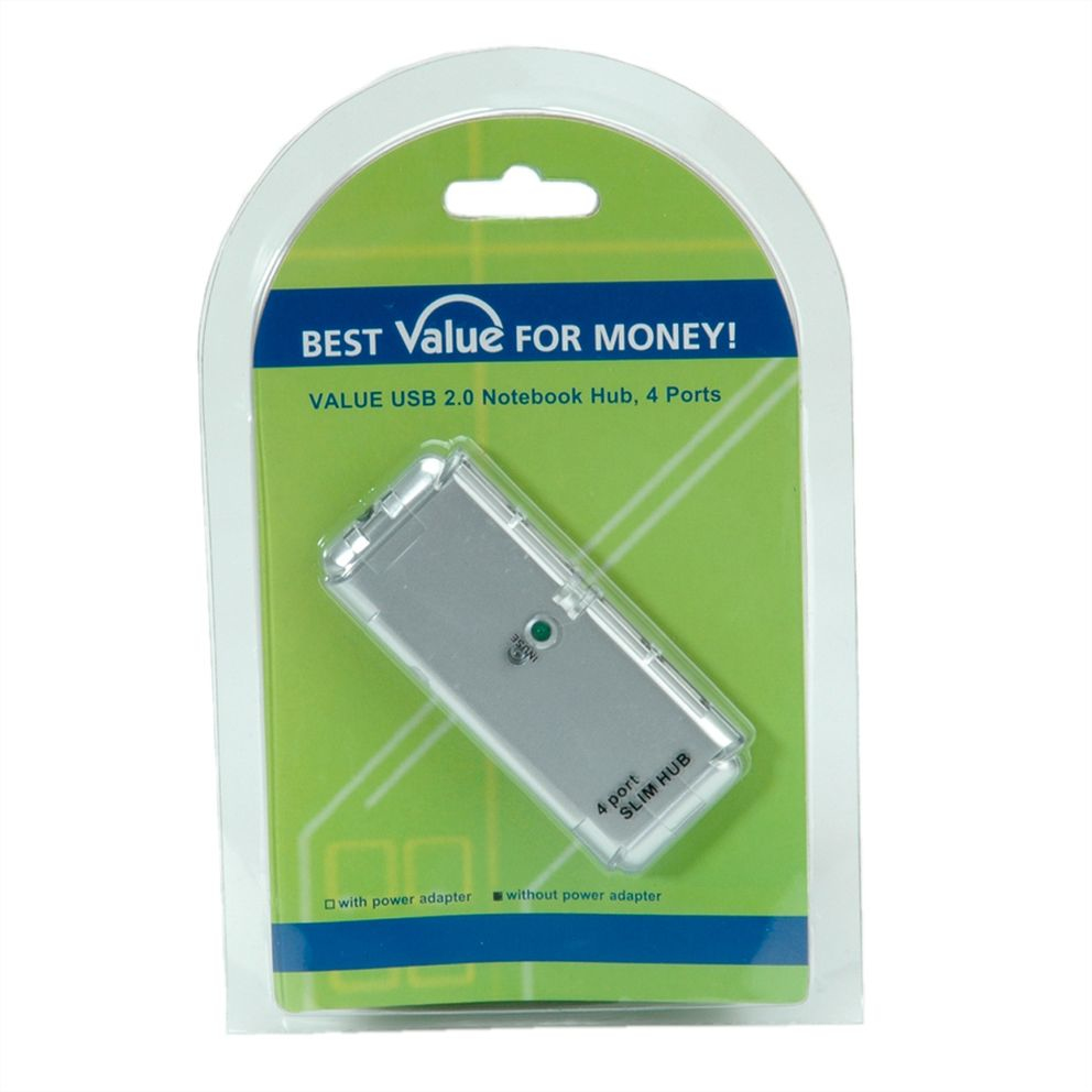 VALUE Secomp VALUE USB 2.0 Notebook Hub - Hub - 4 x USB, Ansicht 2