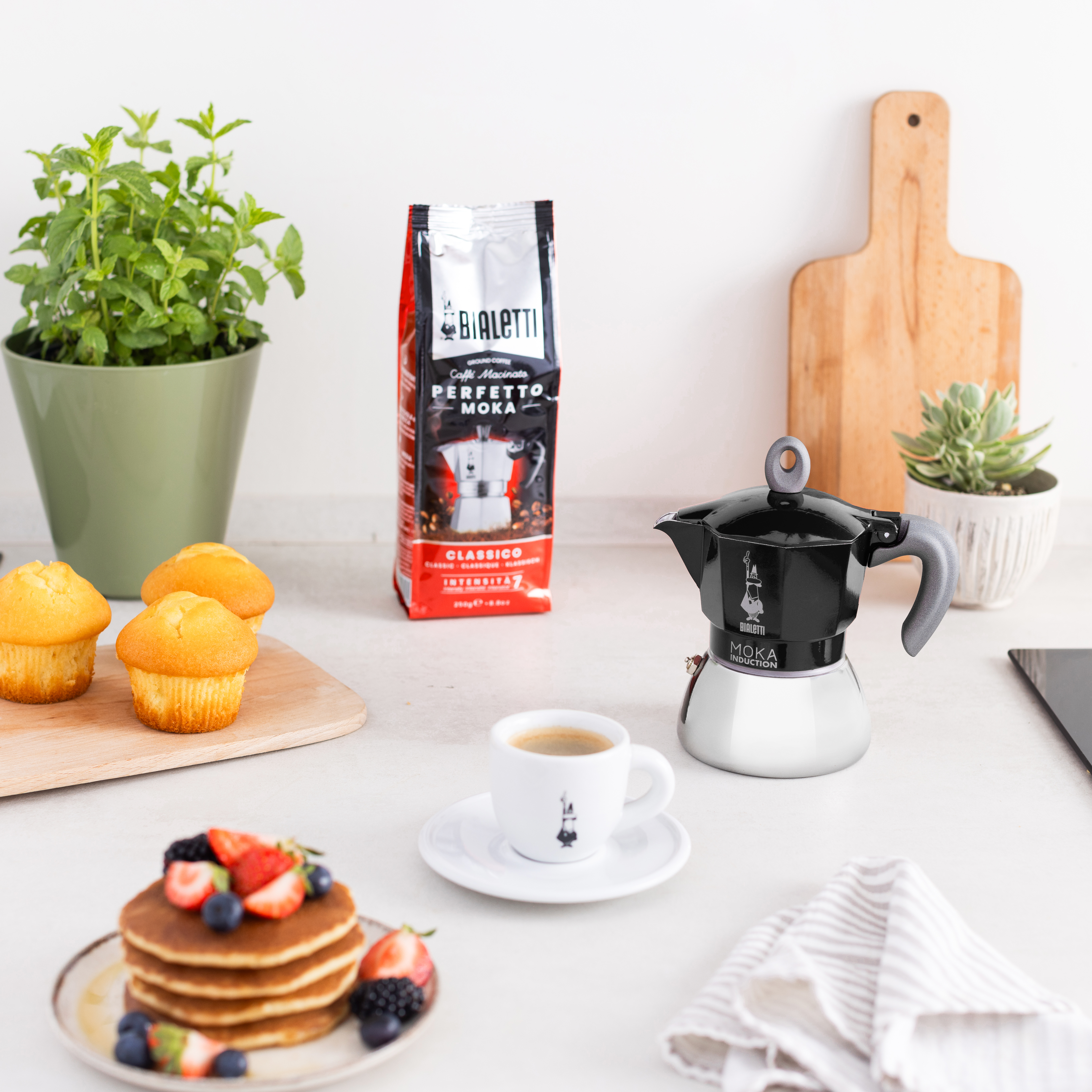 Bialetti Moka Induction - Kaffeemaschine - Schwarz, Ansicht 2