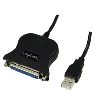 LogiLink Adapter USB to DSUB-25 - Parallel-Adapter