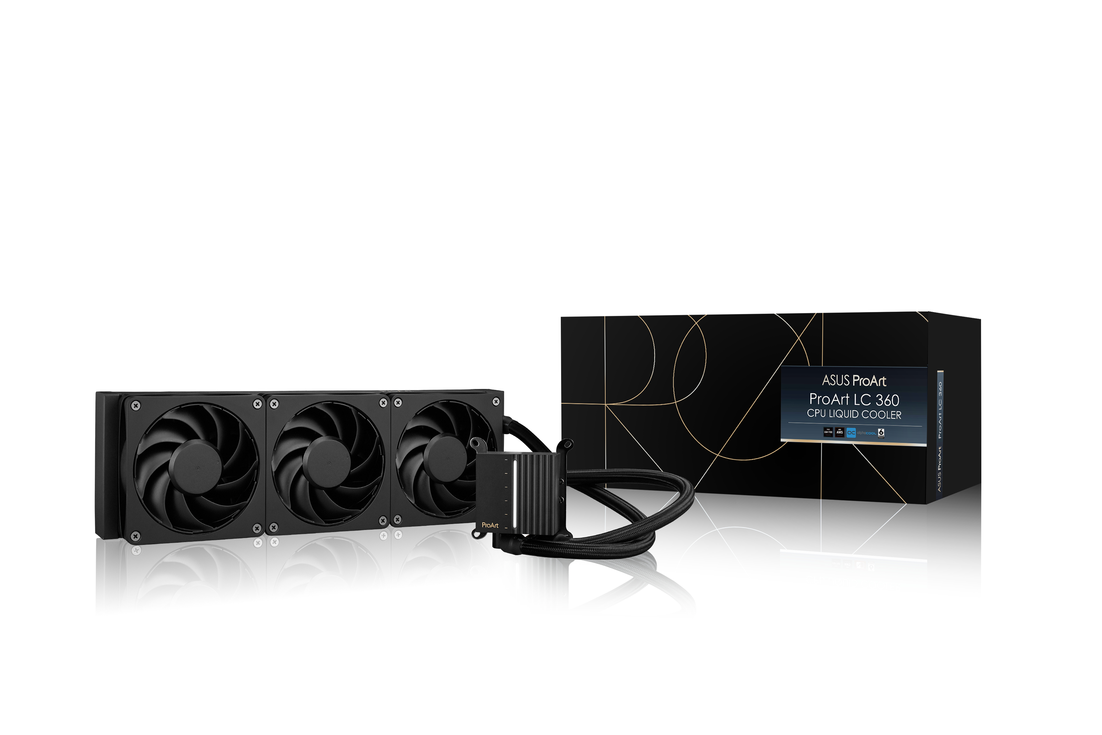 ASUS ProArt LC 360 - Prozessor-Flüssigkeitskühlsystem - Kühlergröße: 360 mm - (für: AM4, LGA1200, LGA1700, AM5), Ansicht 2