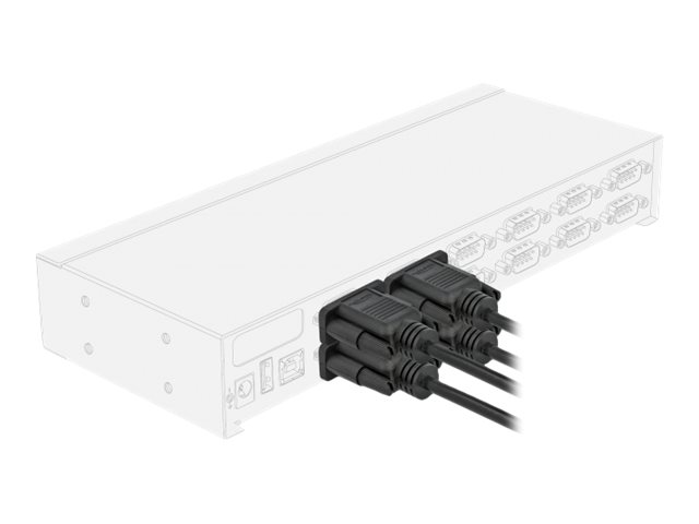 Delock Kabel seriell - DB-9 (W) zu DB-9 (W), Ansicht 2