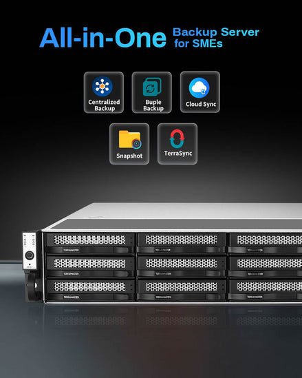TerraMaster U12-500 Plus 12bay NAS 10Core DDR5 Diskl - NAS - SATA, Ansicht 2